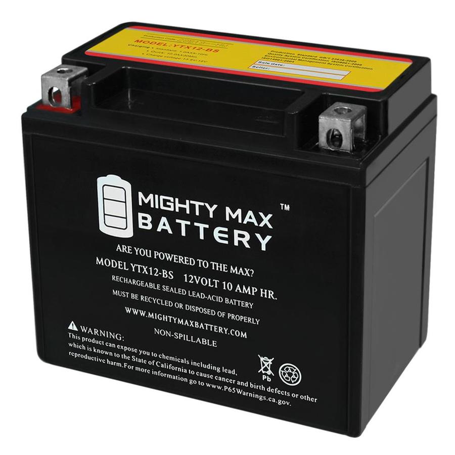 Mighty Max Battery YTX12-BS 12V 10AH Battery for Suzuki VL800 Boulevard ...