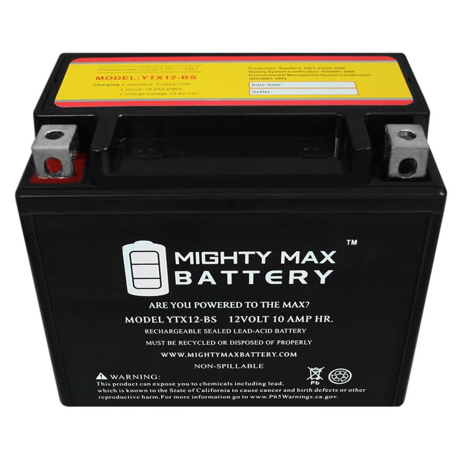 Mighty Max Battery 12-Volt 180-Amp Motorcycle Battery in the Power ...