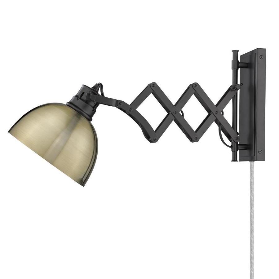 Golden Lighting Hawthorn 1 Light Articulating Wall Sconce in the Wall ...