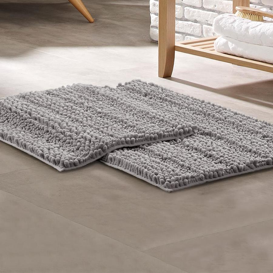 Gray Bathroom Rugs Shower Mats At Lowes Com