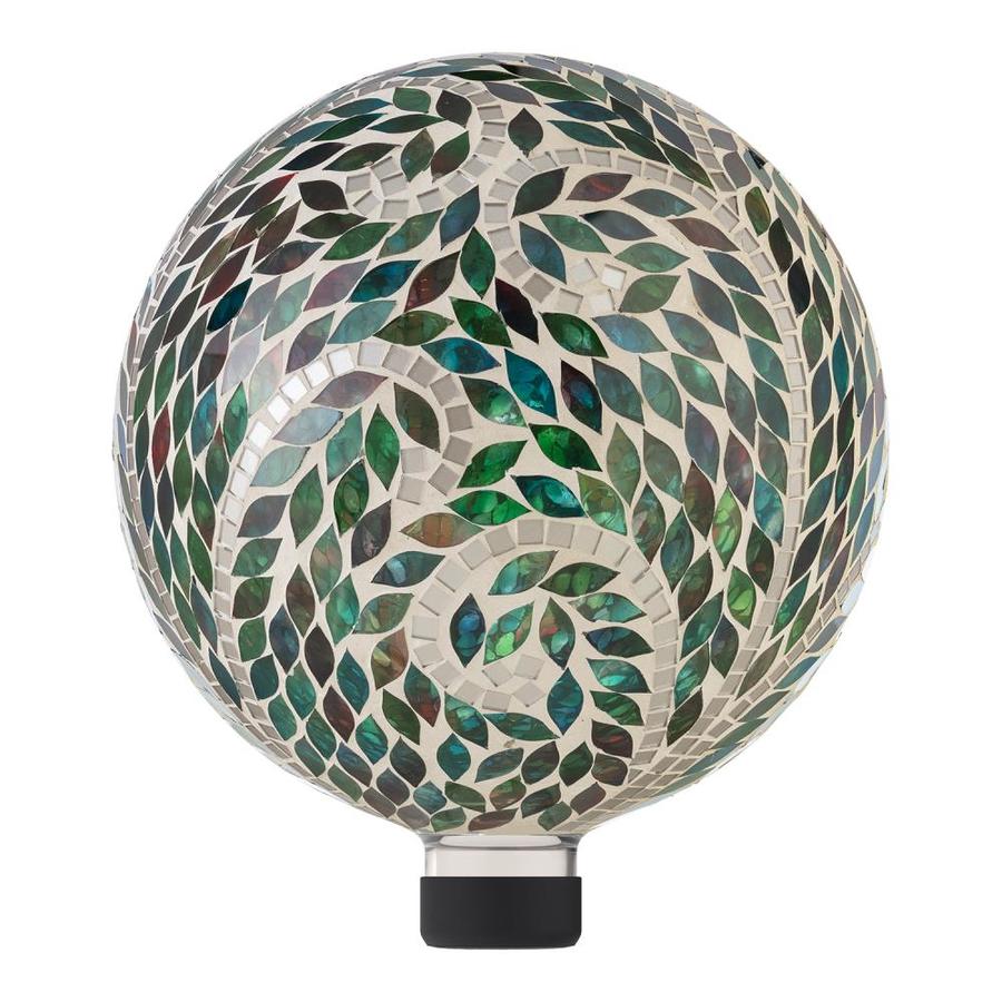 Alpine Corporation 12-in Multicolor Blown Glass Gazing Ball in the ...