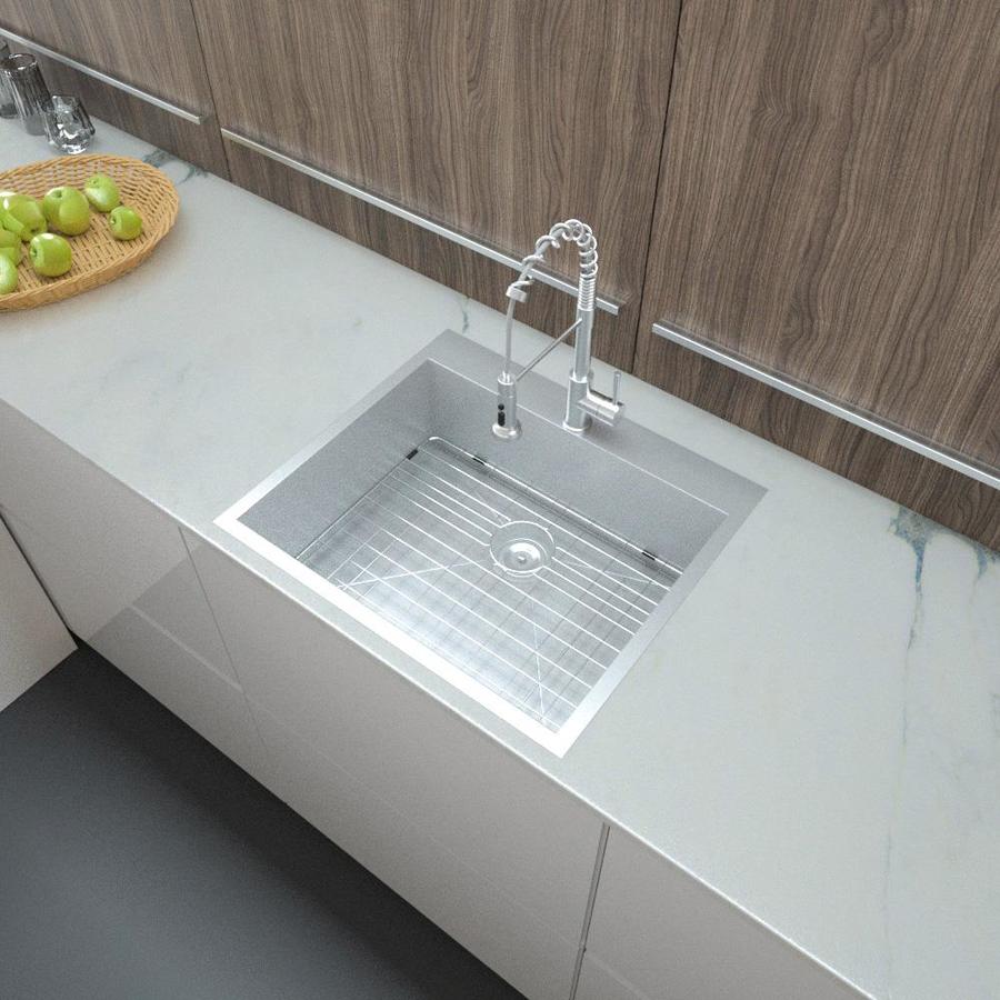 Lordear DropIn stainless steel kitchen sink DropIn 25in x 22in