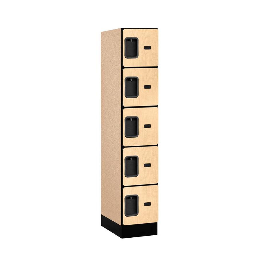 Series 12 Wide Five Tier Box Style Designer Wood Locker Lockers At Lowes Com