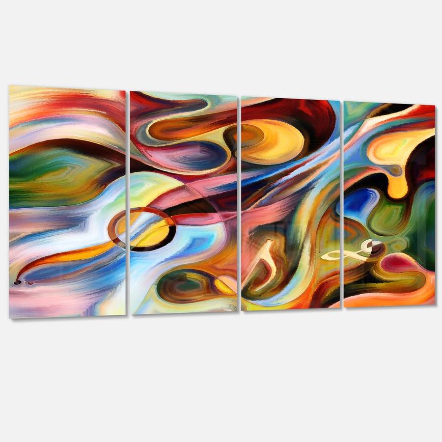 Designart Music beyond the Frames- Music Canvas Art Print in the Wall ...