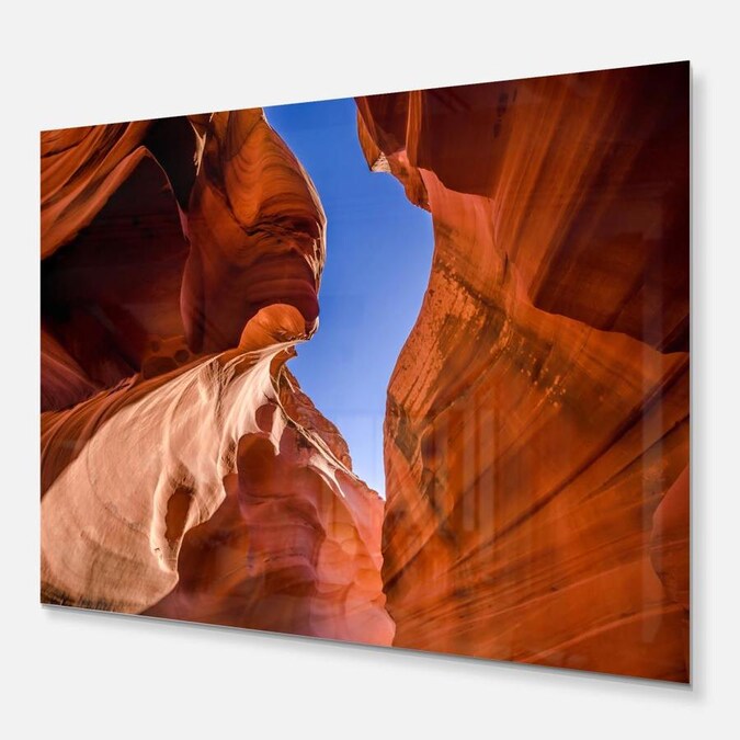 Designart Grand Antelope Canyon- Landscape Photography Metal Wall Art ...