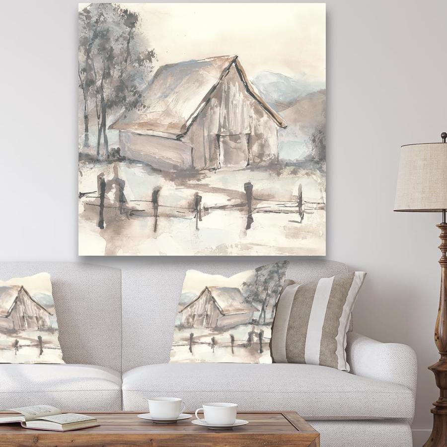 Designart Designart 'Farmhouse Barn Grey VII' Modern Farmhouse Gallery ...