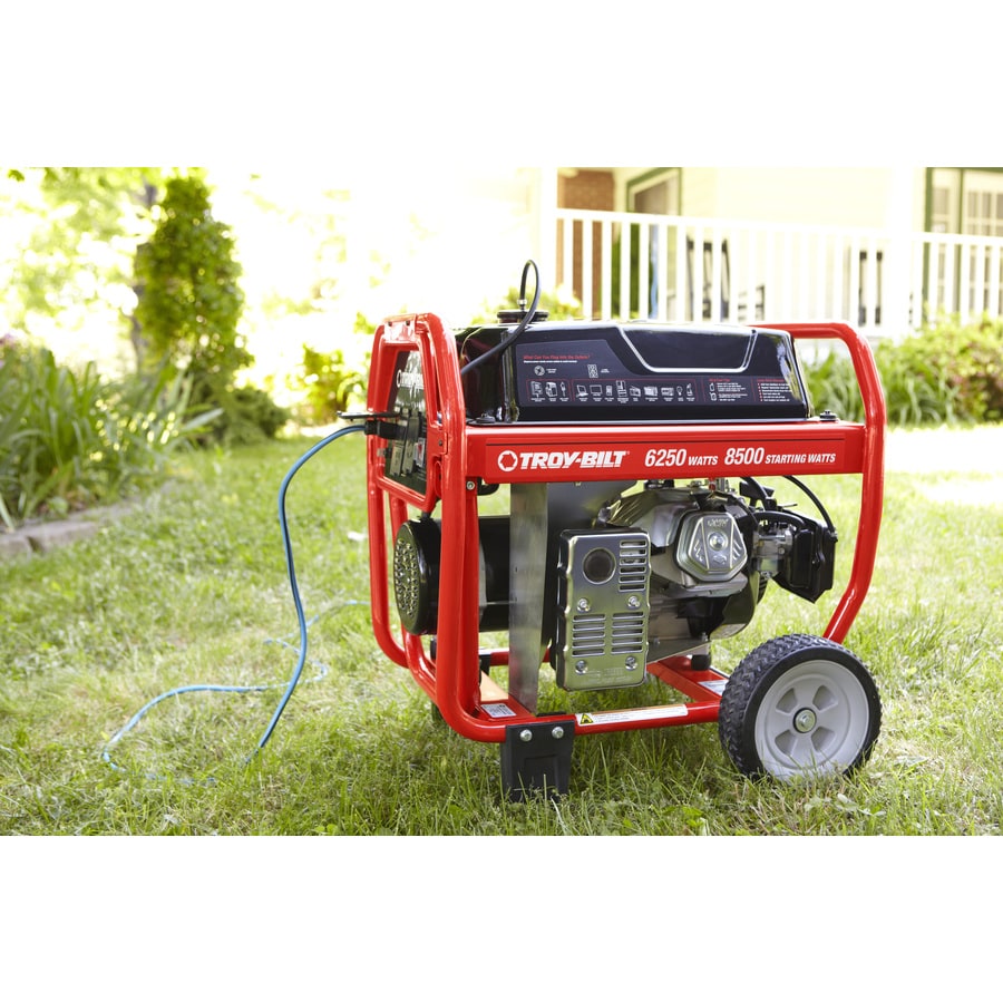 Troy-Bilt 6250-Watt Portable Generator in the Portable Generators ...