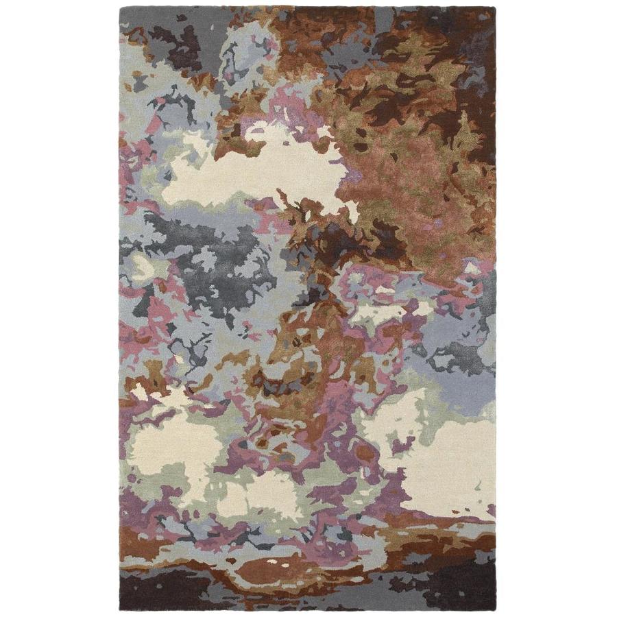 Archer Lane Cosmos Blue Rectangular Indoor Handcrafted Area Rug Archer Lane Cosmos Blue Rectangular Indoor Handcrafted Area Rug Common 4 X 6 Actual 3 5 Ft W L