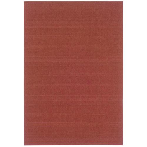 Archer Lane Ridge 5 x 8 Red Indoor/Outdoor Solid Area Rug in the Rugs