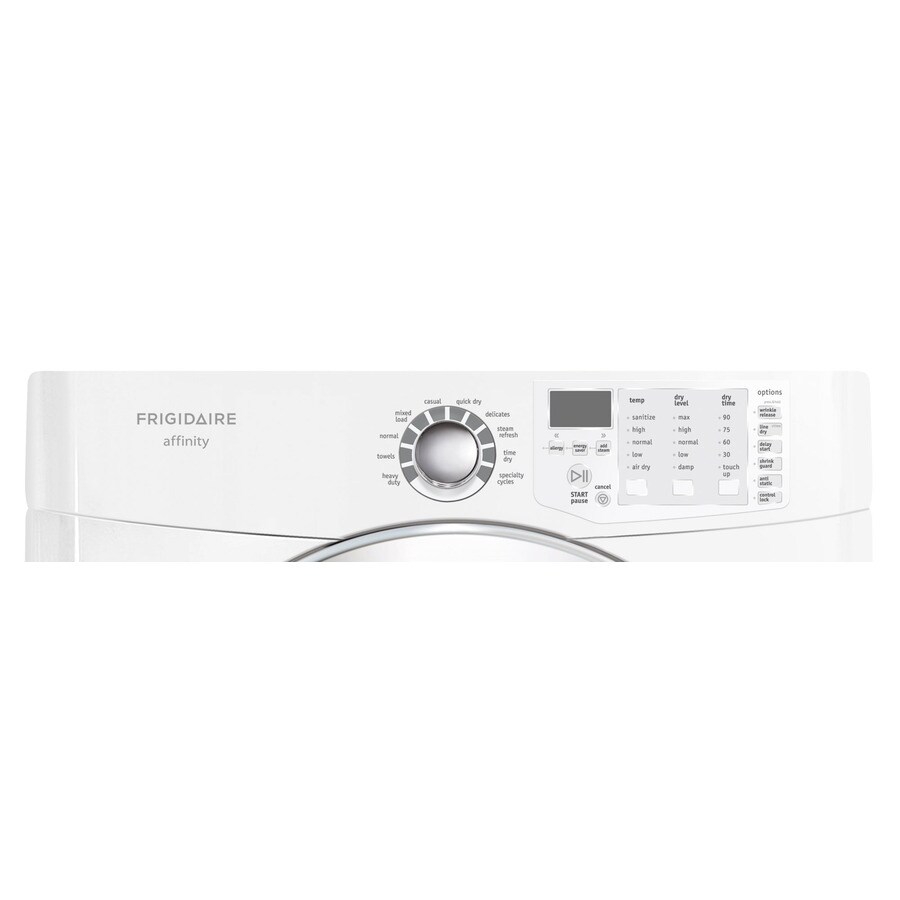 Frigidaire Affinity Stackable Electric Dryer (Classic White) at