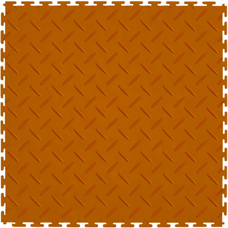 Perfection Floor Tile 8 Piece 20 5 In X Orange Perfection Floor Tile 8 Piece 20 5 In X Orange Diamond Plate
