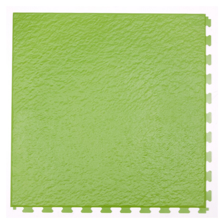 HomeStyle HST540OV 18"W x 18"L Olive Vine Slate Garage Vinyl Tile