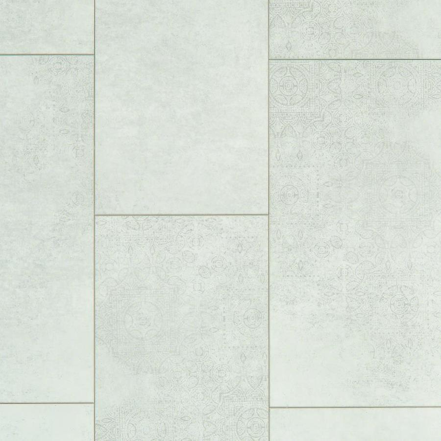 Shaw 8Piece 12in x 24in Siltstone Locking Vinyl Tile at
