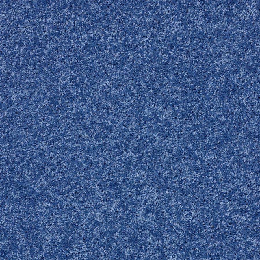 Shaw Cornerstone Candyland Cobalt Vibe Carpet Sample at Lowes.com