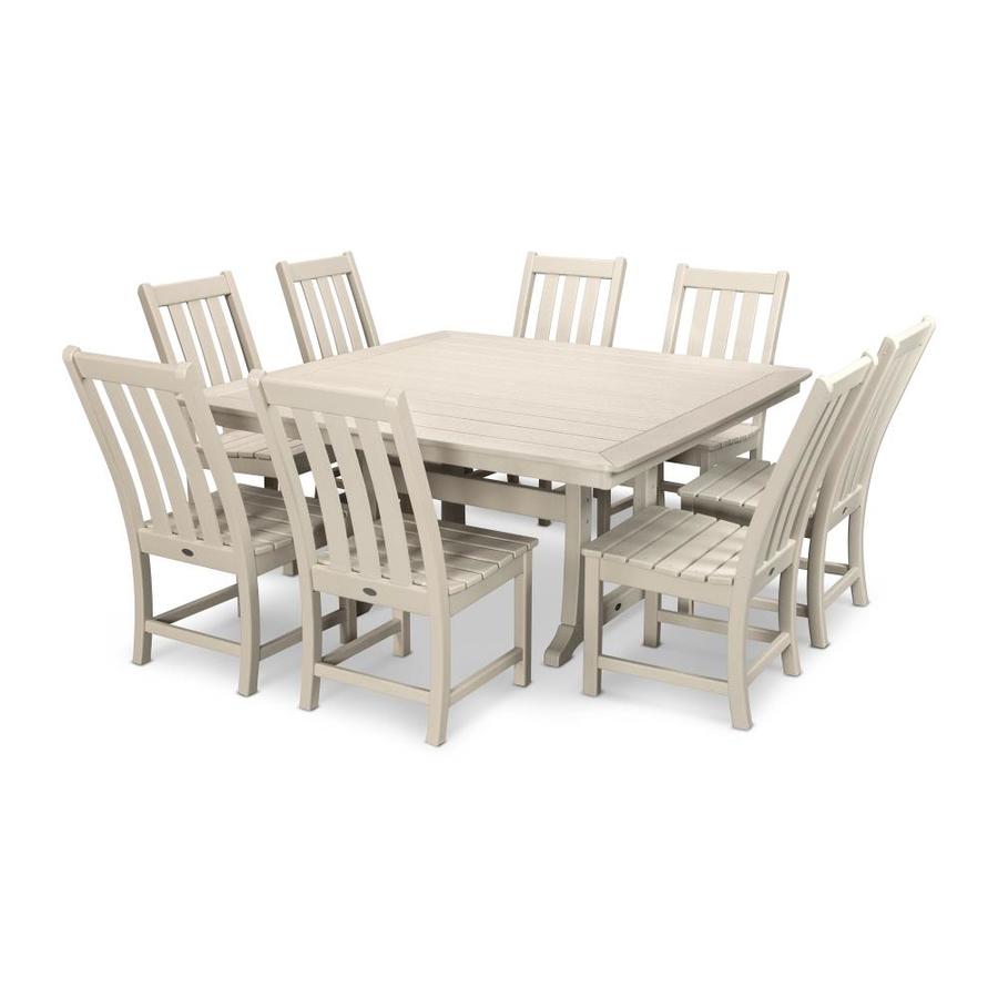 polywood vineyard 9 piece dining set