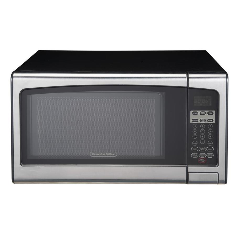 Proctor Silex 1 1 Cu Ft 1000 Watt Countertop Microwave Stainless