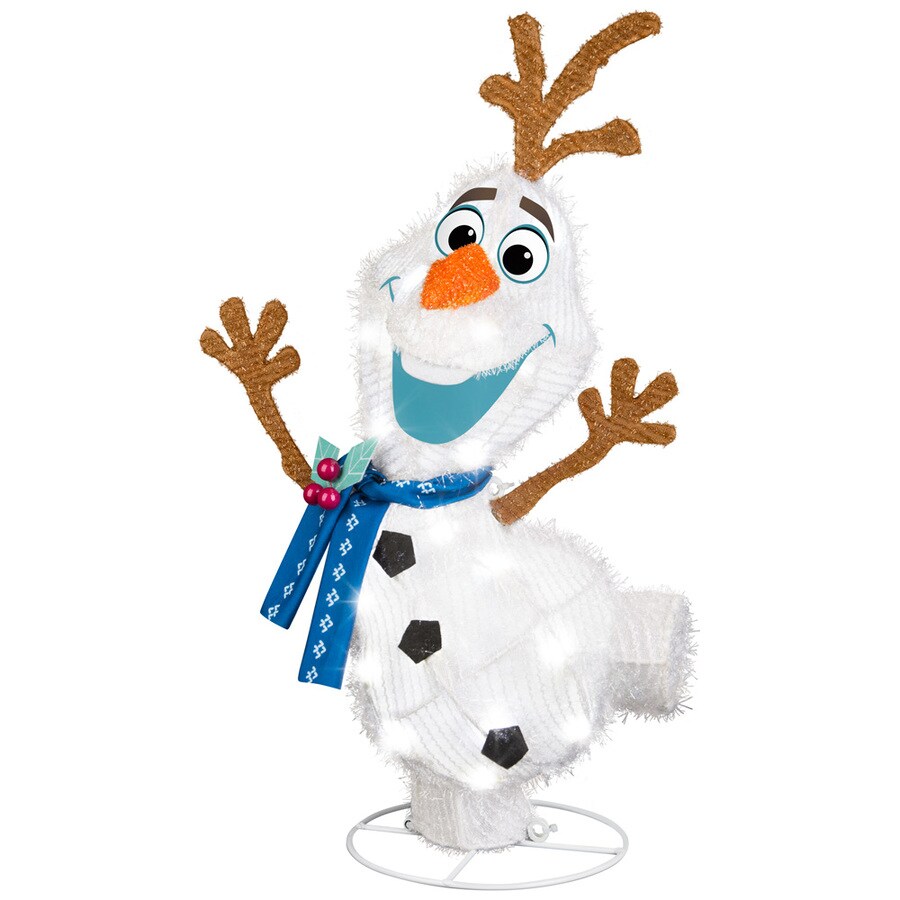 Disney DISNEY OLAF TINSEL in the Outdoor Christmas Decorations