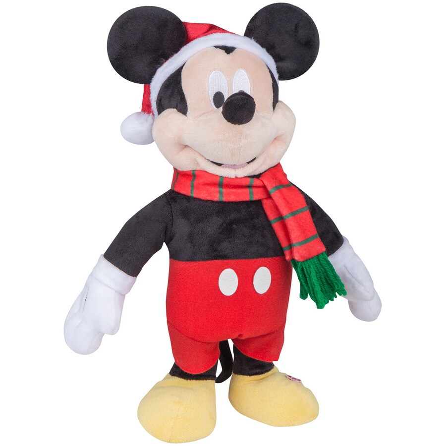 Disney MICKEY IN SCARF PLUSH in the Christmas Decor