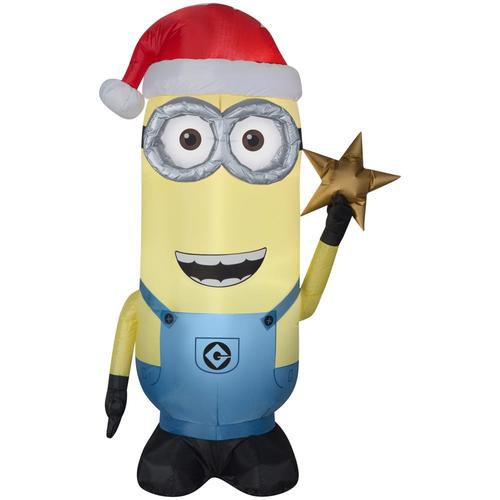 Gemmy Despicable Me 5-ft Lighted Minion Christmas Inflatable in the ...