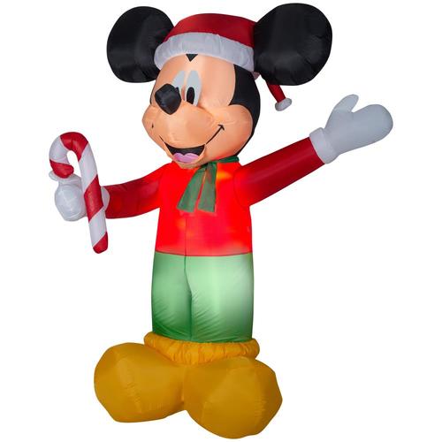 Disney Mickey 8 99 Ft Lighted Mickey Mouse Christmas Inflatable In The