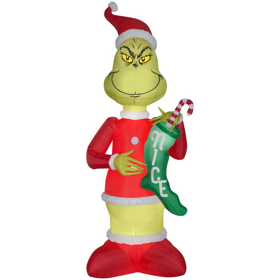 New Grinch Inflatable Christmas Decorations with Simple Decor