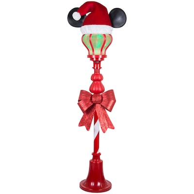 Gemmy Disney Pixar 60 In Mickey Mouse Lamp Post With Multicolor