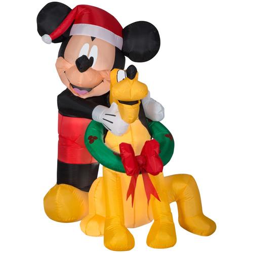 Disney 4.99ft Lighted Mickey Mouse Christmas Inflatable