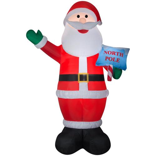 Holiday Living 1201 Ft Lighted Santa Christmas Inflatable At