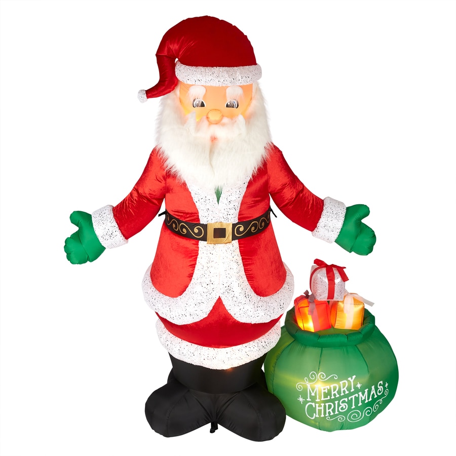 Gemmy 8.5ft Lighted Santa Christmas Inflatable in the Christmas