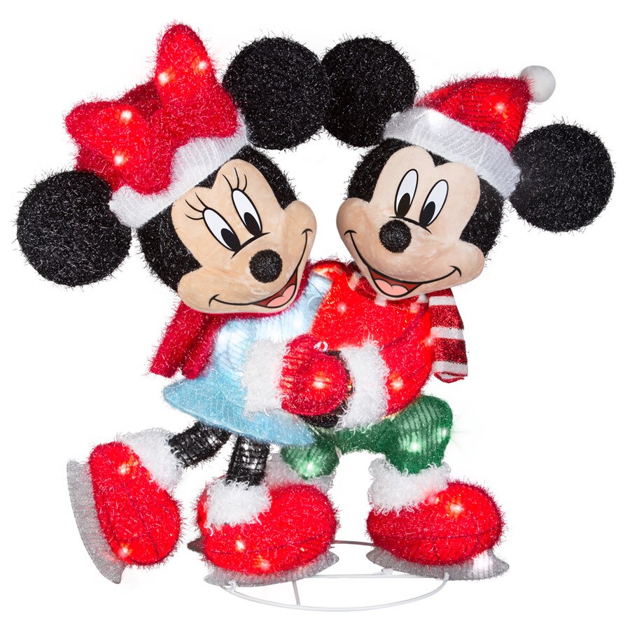 Disney DISNEY TINSEL MICEKY MINNIE SCENE in the Outdoor Christmas