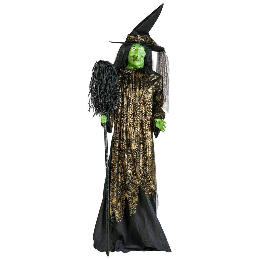 Holiday Living HL Evil Witch W/Broom at Lowes.com