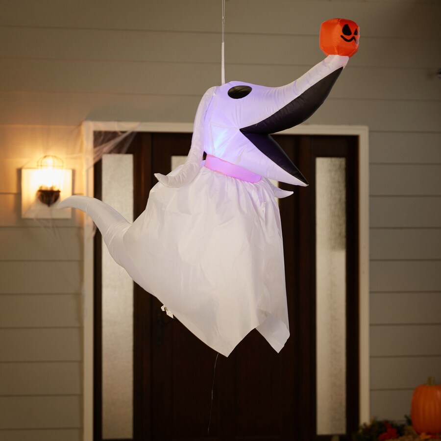 Disney 3-ft x 4.5-ft Lighted Zero Halloween Inflatable in the Outdoor ...