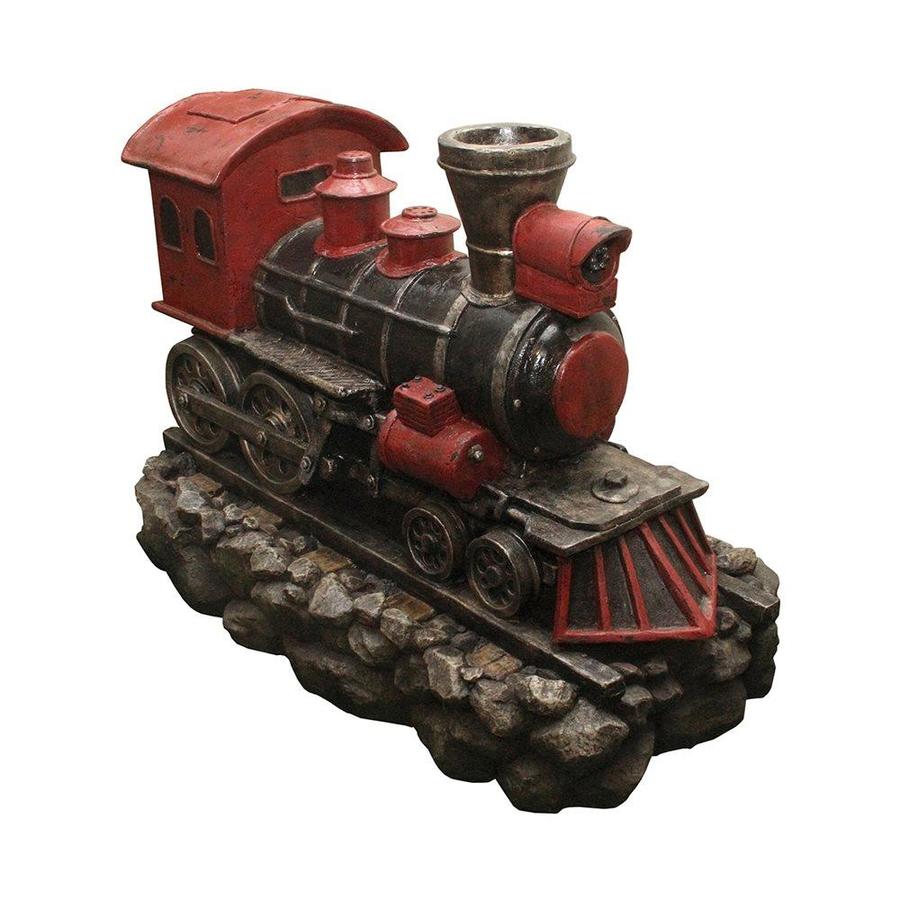 Northlight 27in Resin Train Water Fountain Statue at