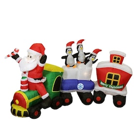 Northlight 6-ft Lighted Train Christmas Inflatable