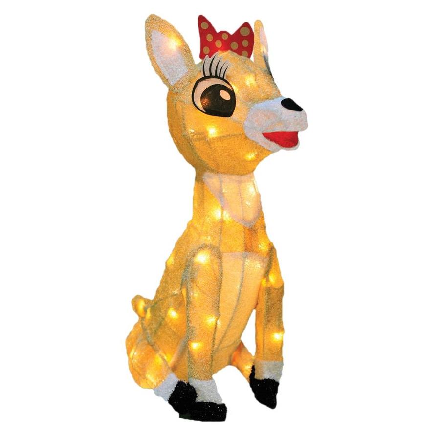 Northlight 18 In Rudolph The Red Nosed Reindeer Collection Clarice Northlight 18 In Rudolph The Red Nosed Reindeer Collection Clarice Outdoor Decoration Clear Lights