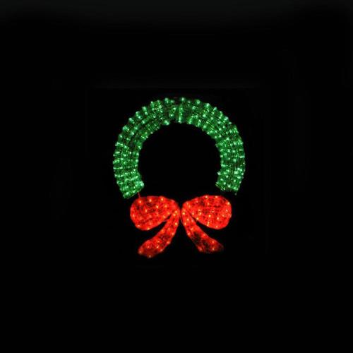 Northlight 48-in Hanging Wreath Light Display with Multicolor ...