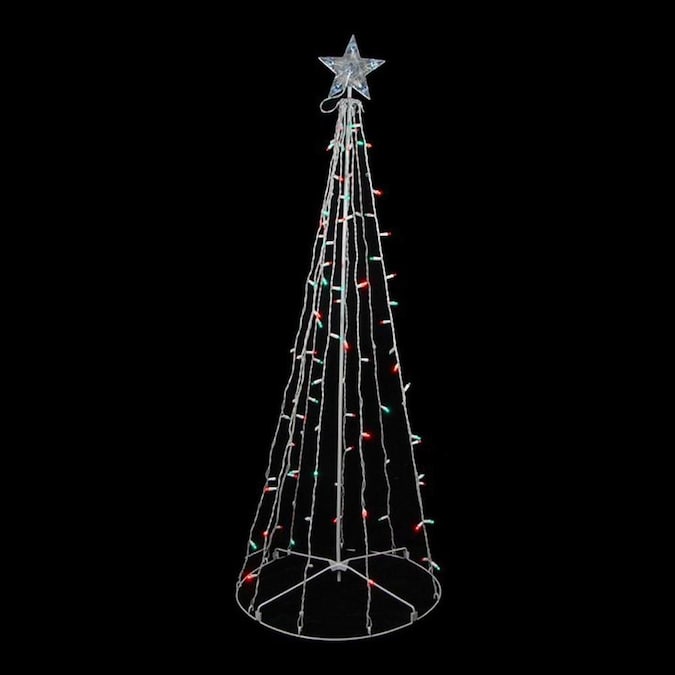 Northlight 60-in Tree Light Display with Multicolor LED Lights in the ...