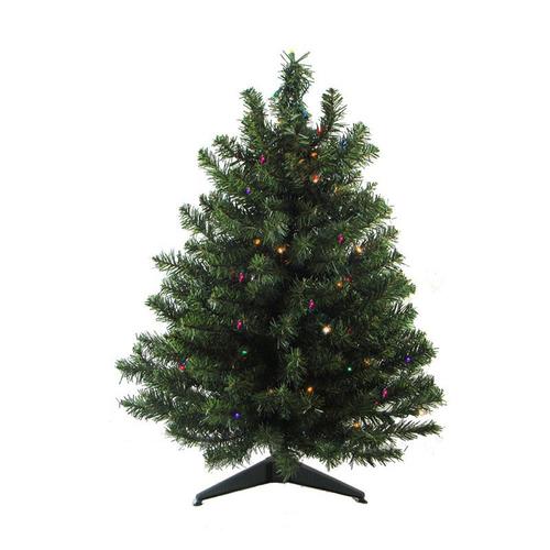 Northlight 3ft Mixed Needle PreLit Traditional Artificial Christmas