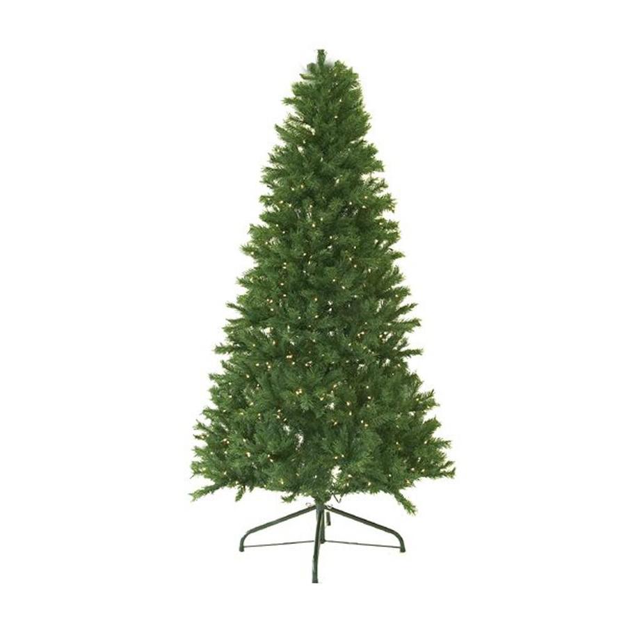 Northlight 7-ft Pre-Lit Canadian Pine Artificial Christmas Tree with 500 Constant Warm White LED Lights