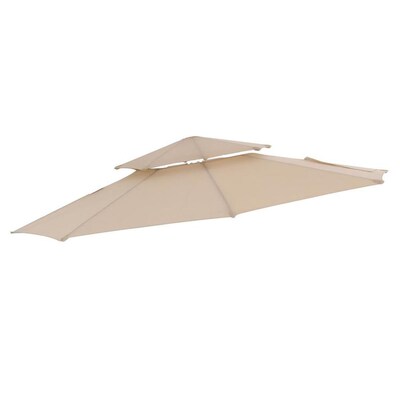 Garden Treasures 11 Ft Offset Umb Replacement Canopy Tan At Lowes Com
