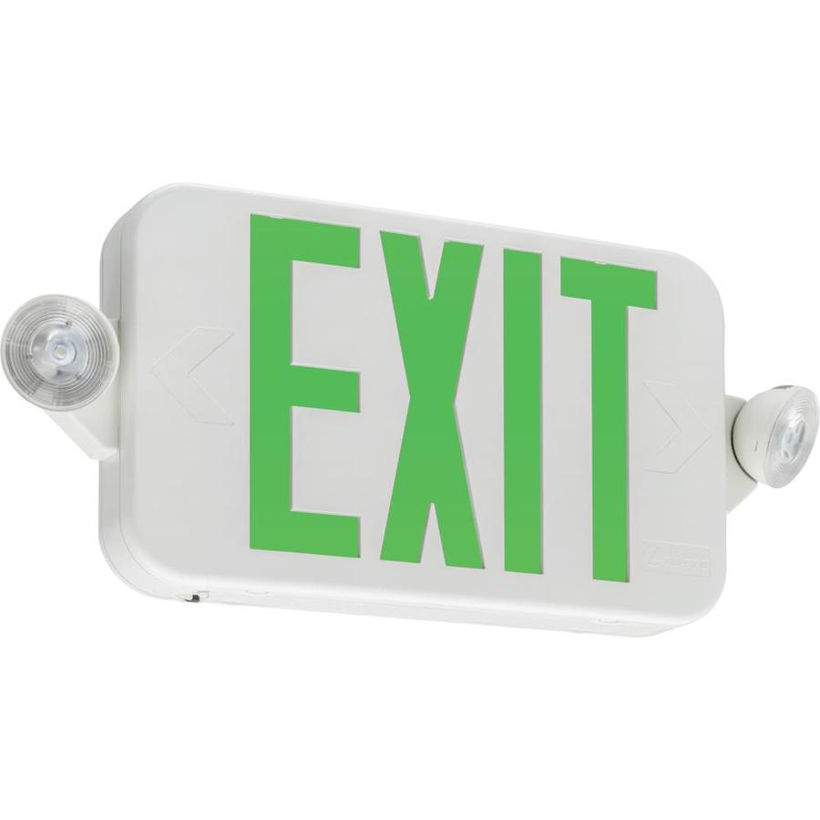 Lithonia Lighting Green LED Exit Light in the Emergency & Exit Lights ...