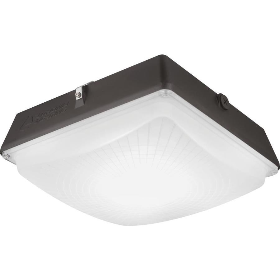 Lithonia Lighting 14000Lumen Bronze Integrated LED Canopy Light in the