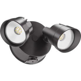 Dusk To Dawn Flood Lights At Lowes Lithonia Lighting 100 Watt Eq Bronze Integrated Led Dusk To Dawn Floodlight