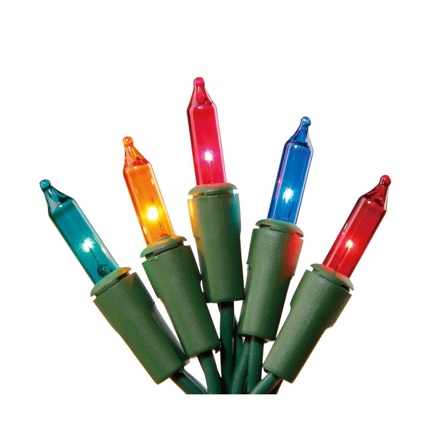 Holiday Living 50Count 10.21ft Multicolor Incandescent PlugIn