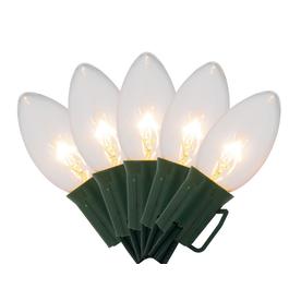 Holiday Living 25-Count 24-ft Clear White Incandescent Plug-In Christmas String Lights