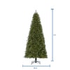 Holiday Living 9-ft Pre-lit Robinson Fir Artificial Christmas Tree with ...