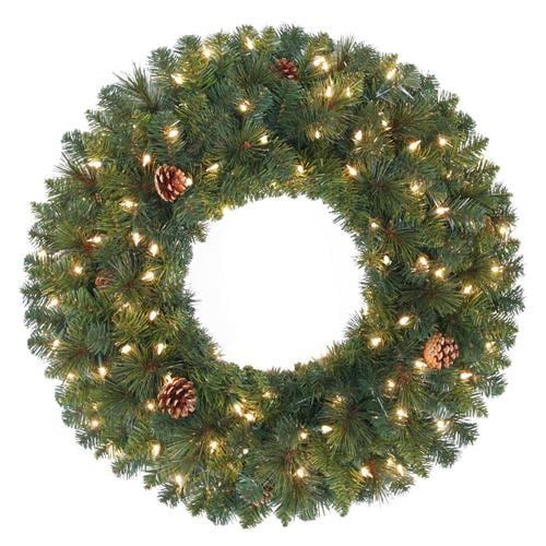 Holiday Living 30in PreLit Outdoor Green Grass Artificial Christmas