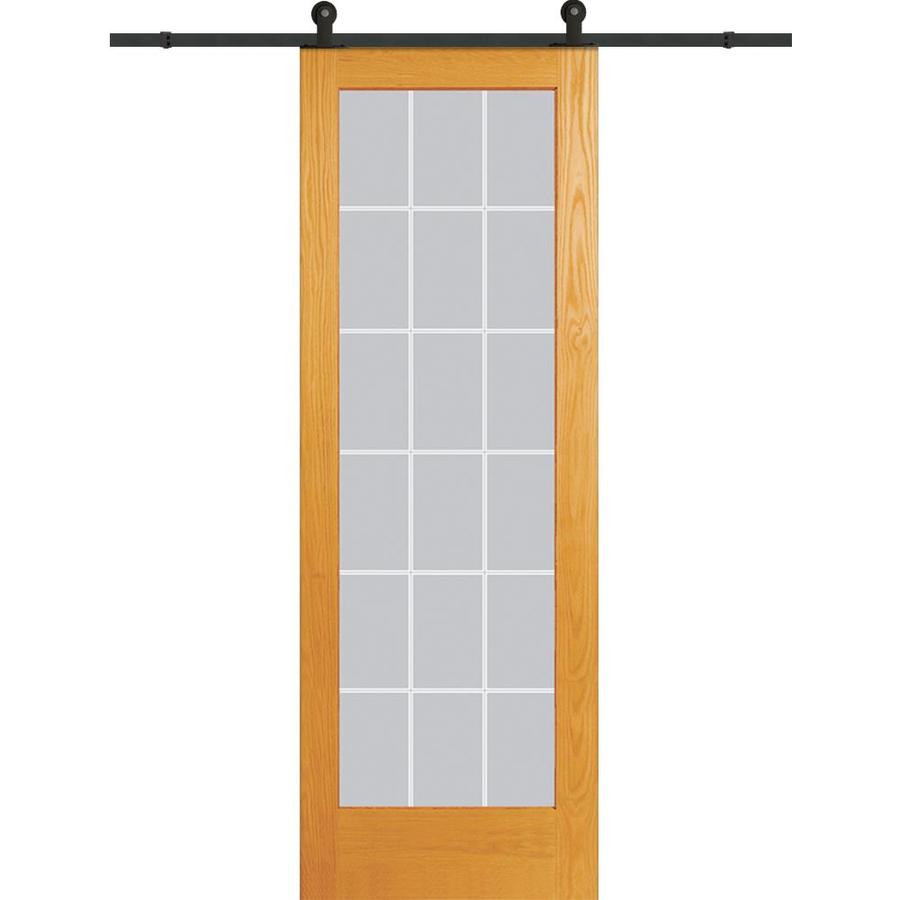 Mmi Door Unfinished Pine Veneer Barn Door Hardware Included