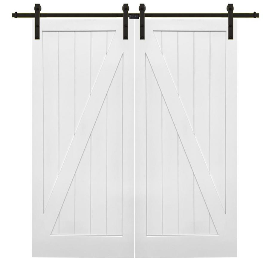 Mmi Door Primed Z Frame Mdf Barn Door Hardware Included Common