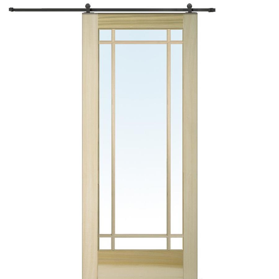 Mmi Door Unfinished Poplar Veneer Barn Door Hardware Included